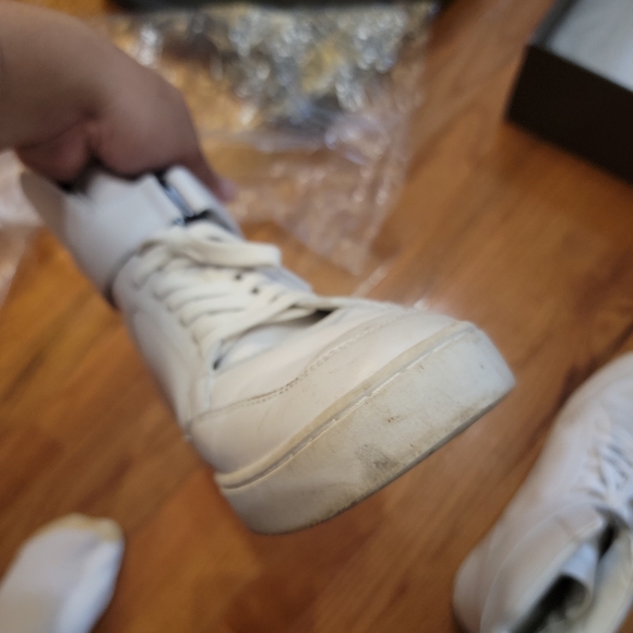 Micheal Kors Optic White High Tops - Picture 14 of 16